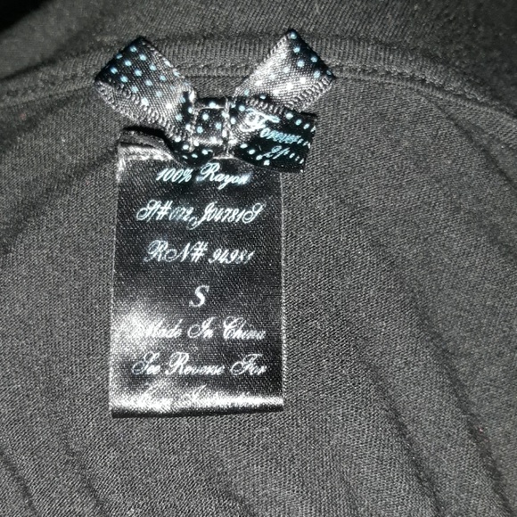 Black dress with shoulder ties - Picture 5 of 5